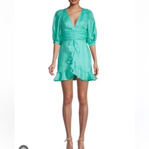 Bardot Aura Puff-sleeve Mini Dress 6